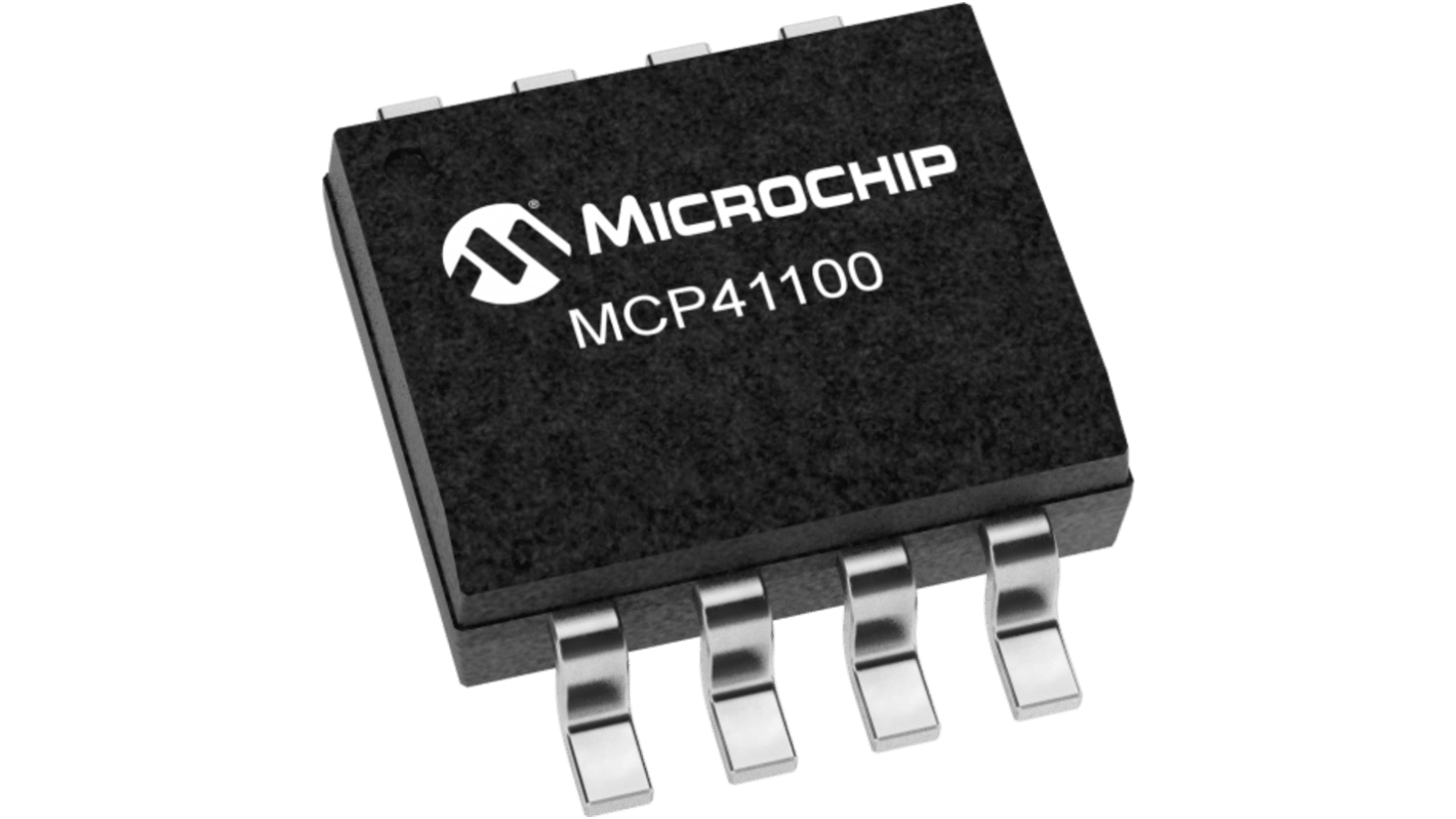 Microchip 数字电位器芯片, 256位, 串行接口, 8针, PDIP