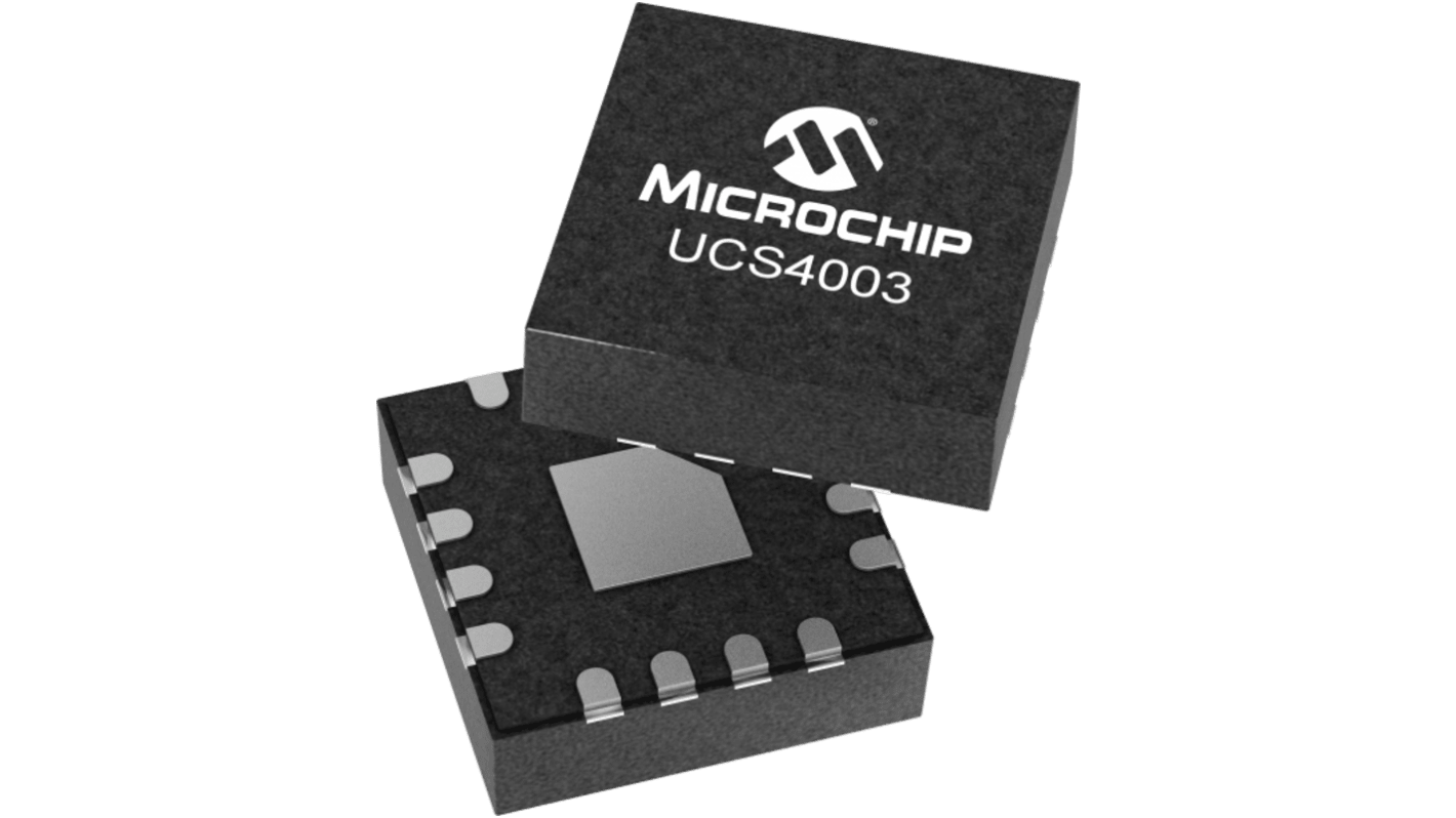 Microchip UCS4003T-E/8N, USB Controller, USB 2.0, 5 V, 16-Pin VQFN