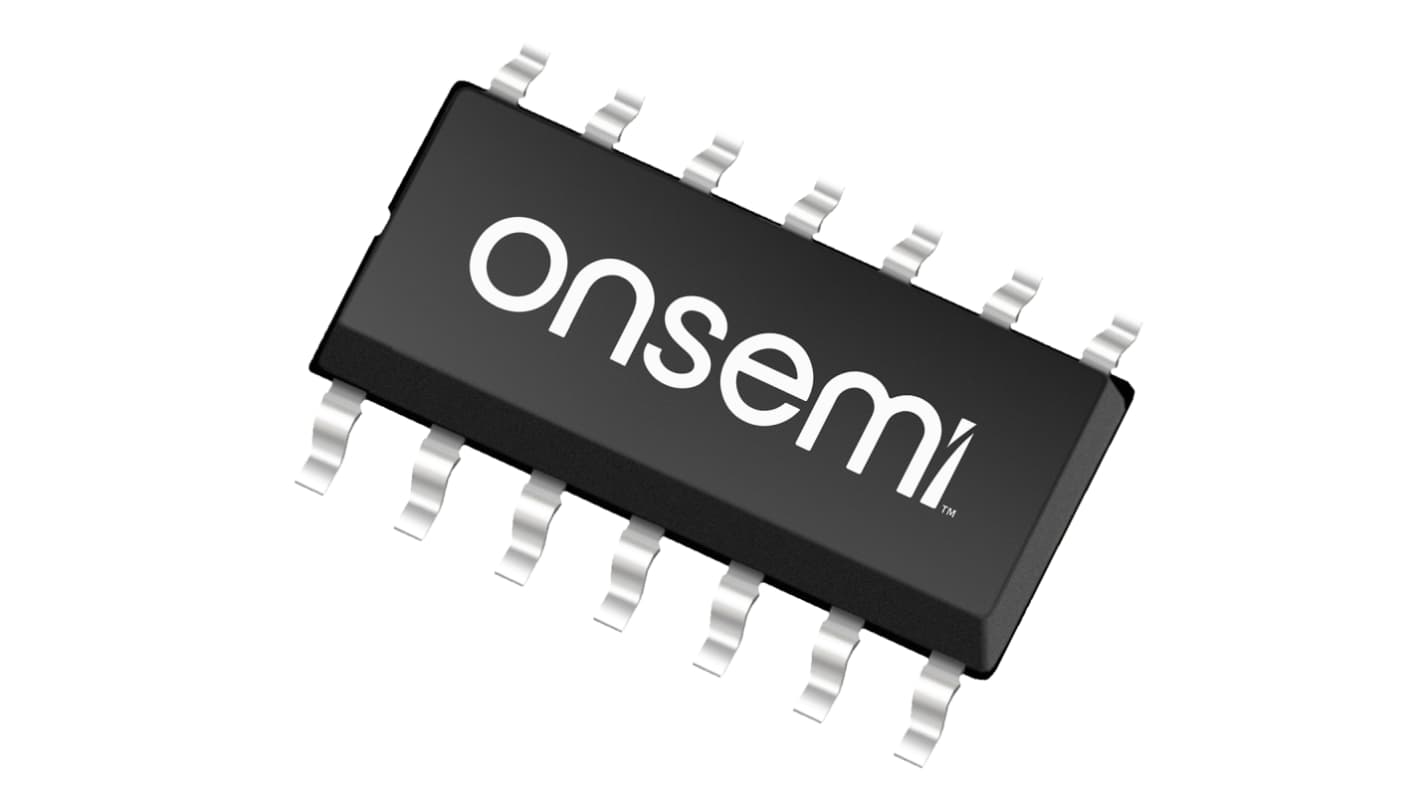 onsemi NL3X5004MU2TAG-Q, Quad 2-Input Level Translator Logic Gates, 14-Pin UQFN-12