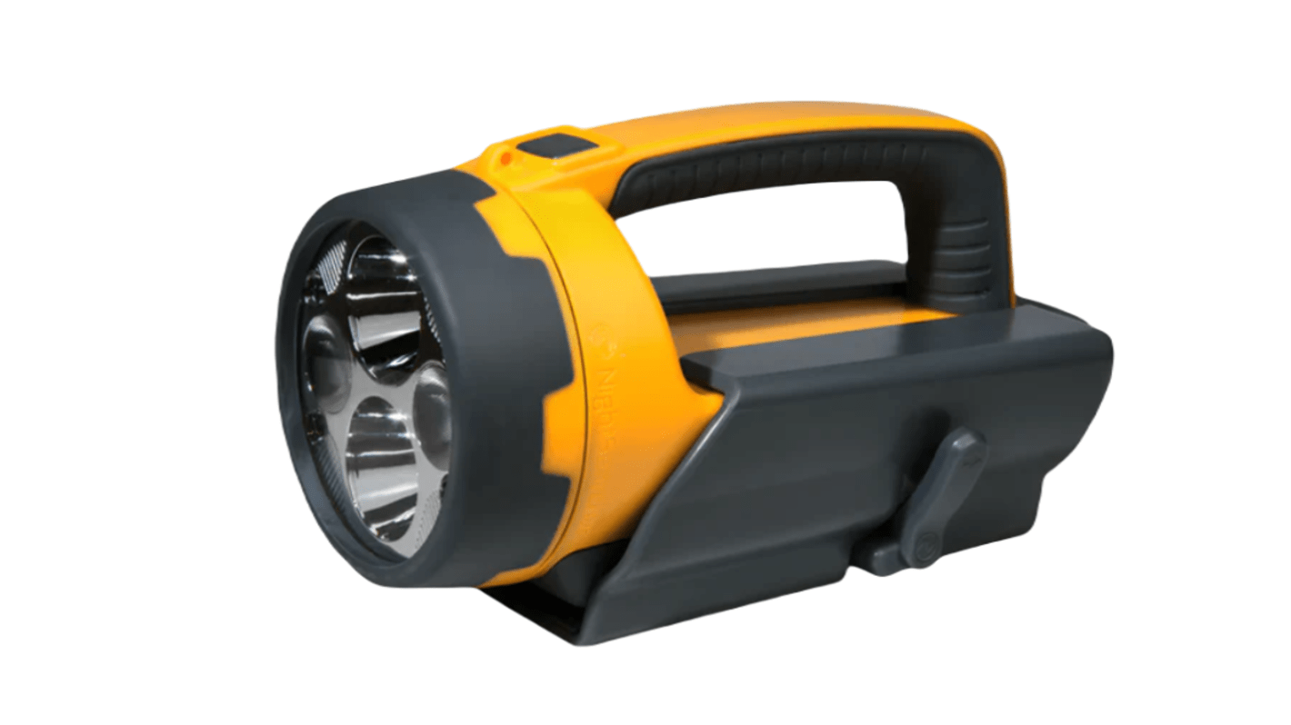 Nightsearcher LED Torch Black, Orange - Rechargeable 4200