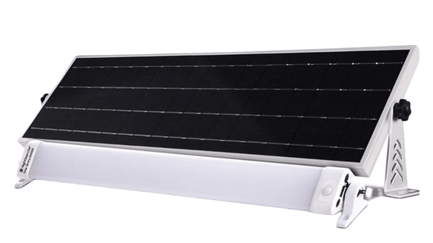 Nightsearcher NEXSUN, Solar Powered, Security Floodlight, 1 LED, 18 W, 2500, IP65 PIR, 6 V