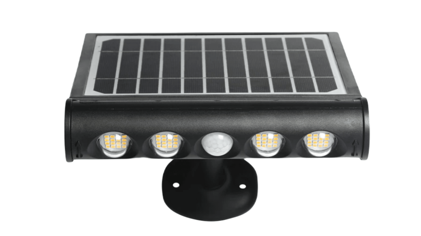 Nightsearcher NEXSUN, Solar Powered, Security Floodlight, 5 LED, 4.5 W, 950, IP65 PIR, 5.5 V