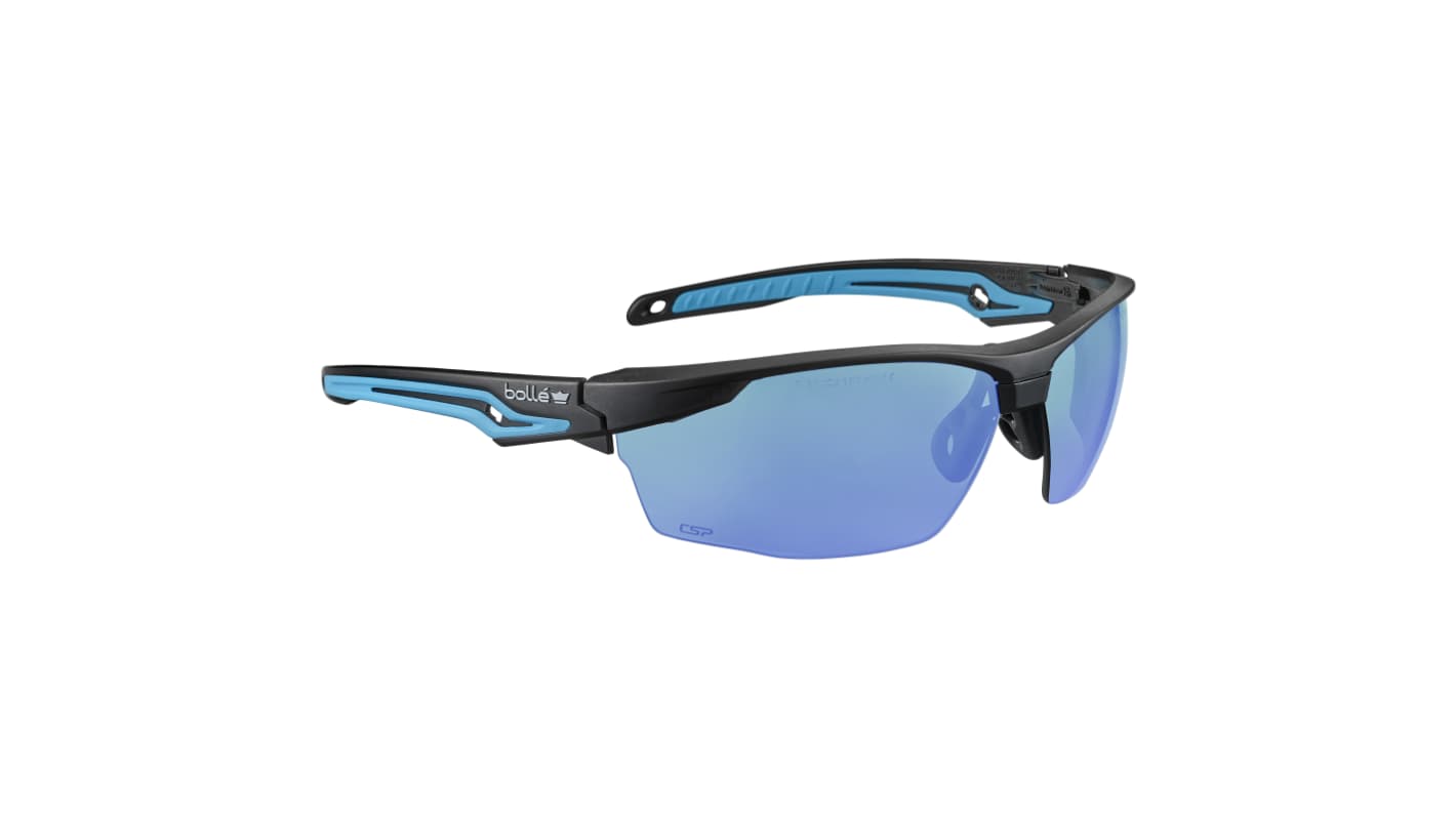 Bolle Safety TRYONN Anti-Mist Safety Glasses, Blue Flash Polycarbonate Lens