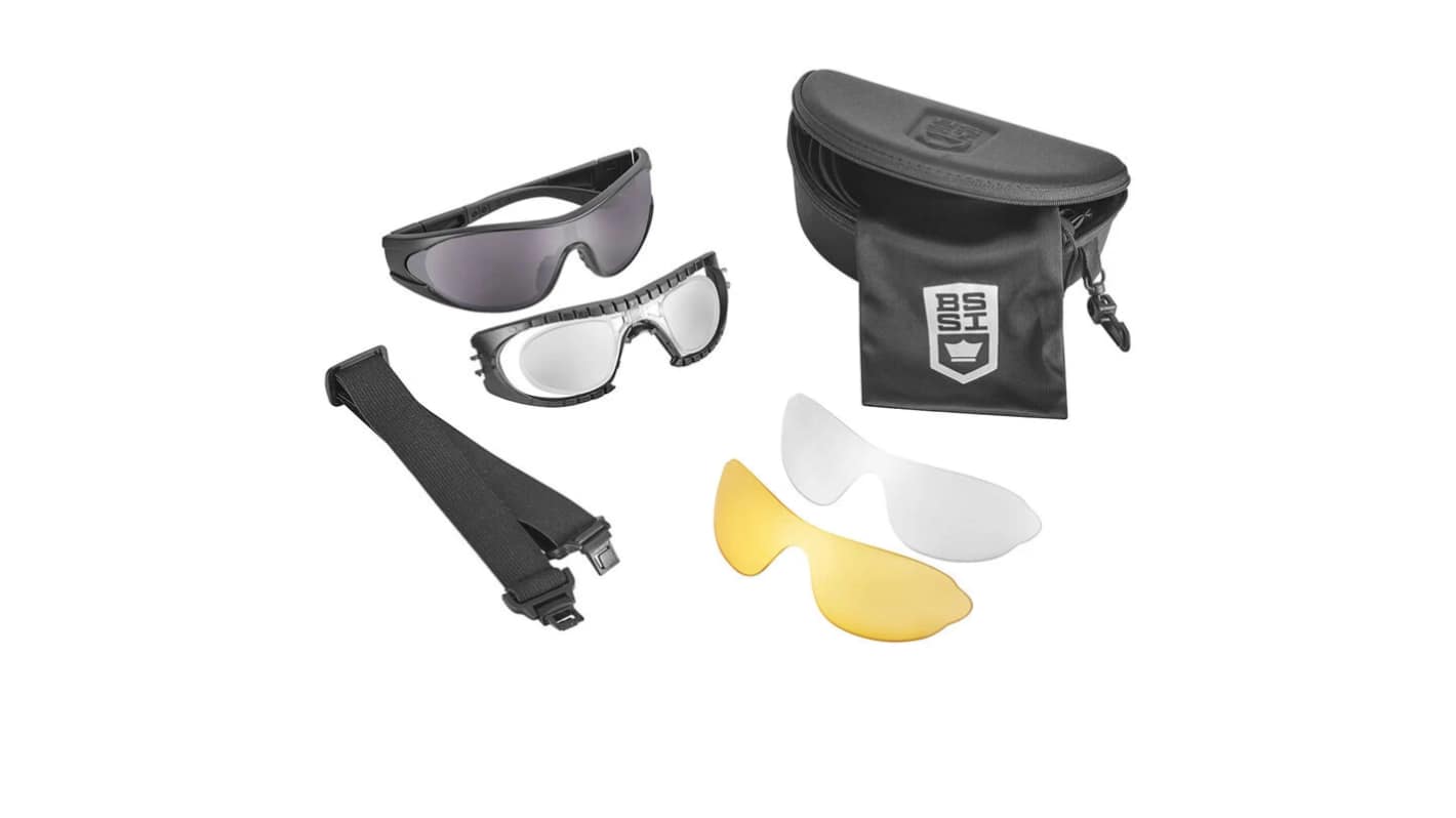 Bolle Safety RAIDER Anti-Mist Safety Glasses, Clear Polycarbonate Lens