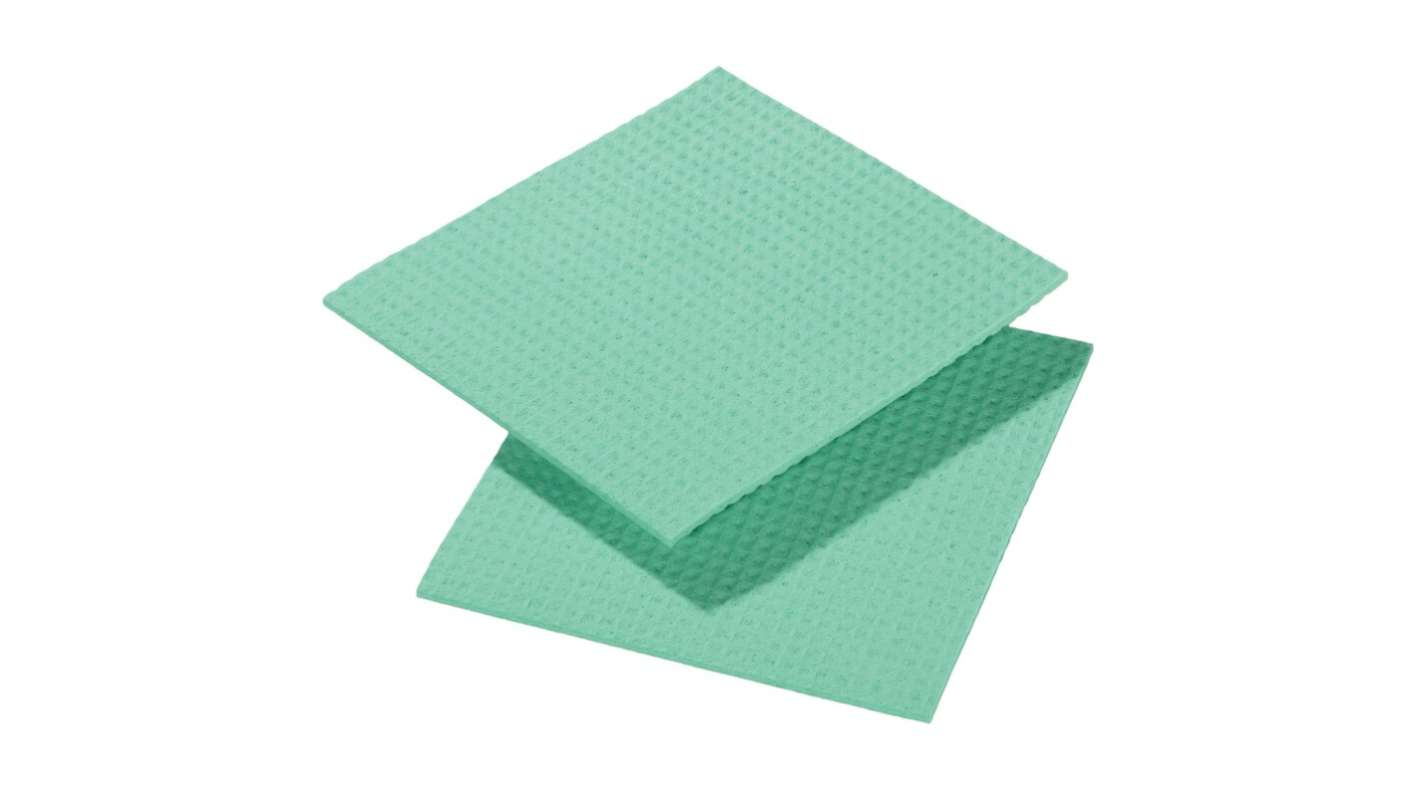 Spontex 湿巾分配器, 用于清洁, 206mm x 185mm x 5.2mm, 绿色