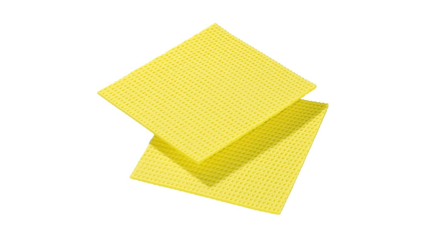 Spontex Yellow Scourer 206mm x 185mm x 5.2mm, for Cleaning Use
