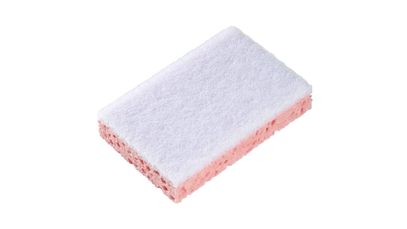 Spontex 百洁布, 用于清洁, 130mm x 84mm x 28mm, 白色