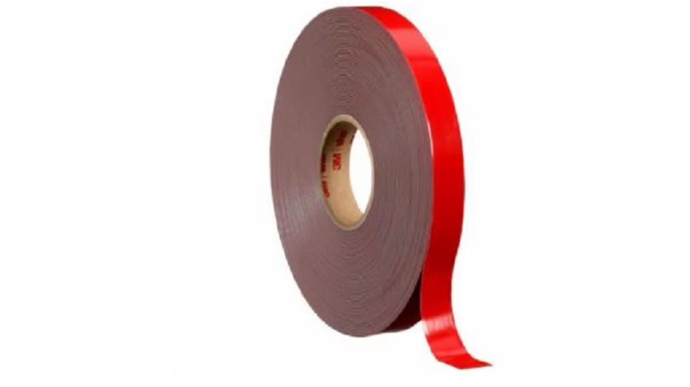 Nastro 3M VHB 7000072164, 6.4 → 1219mm x 32.9m x 1.1mm, Rosso