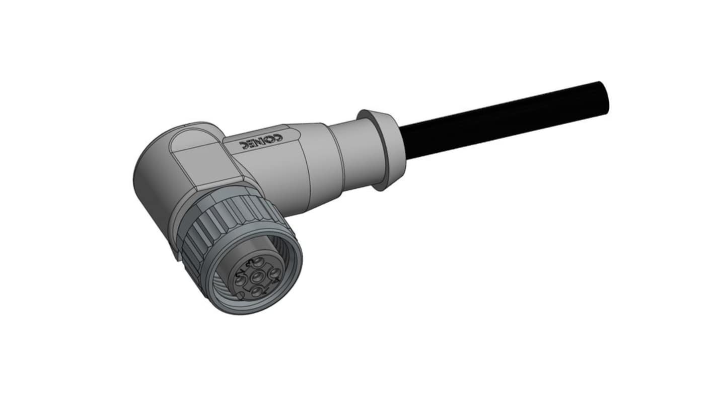 Kabel ze złączem Złącze M12 długość 2m Rodzaj A Żeńskie