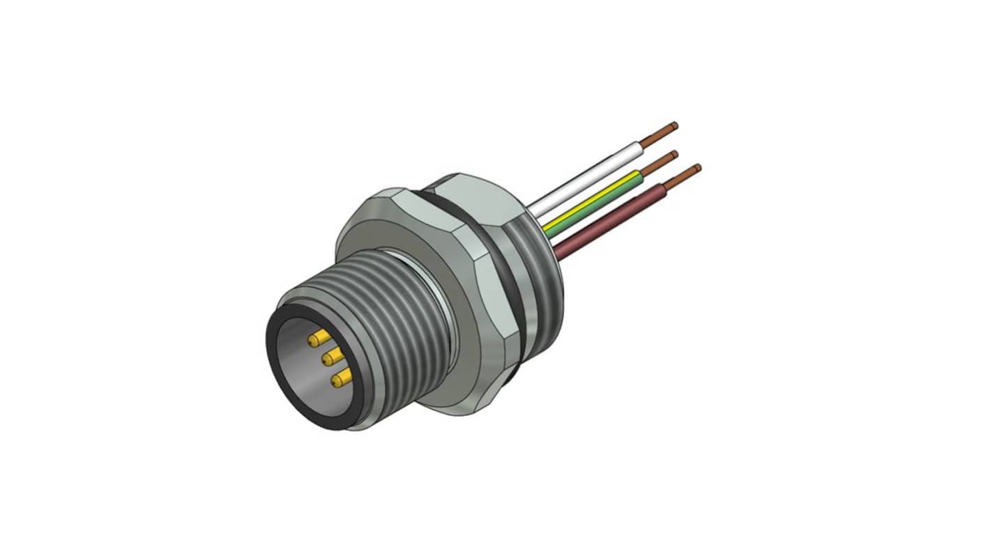 Kabel ze złączem Złącze M12 długość 500mm Rodzaj A Męskie