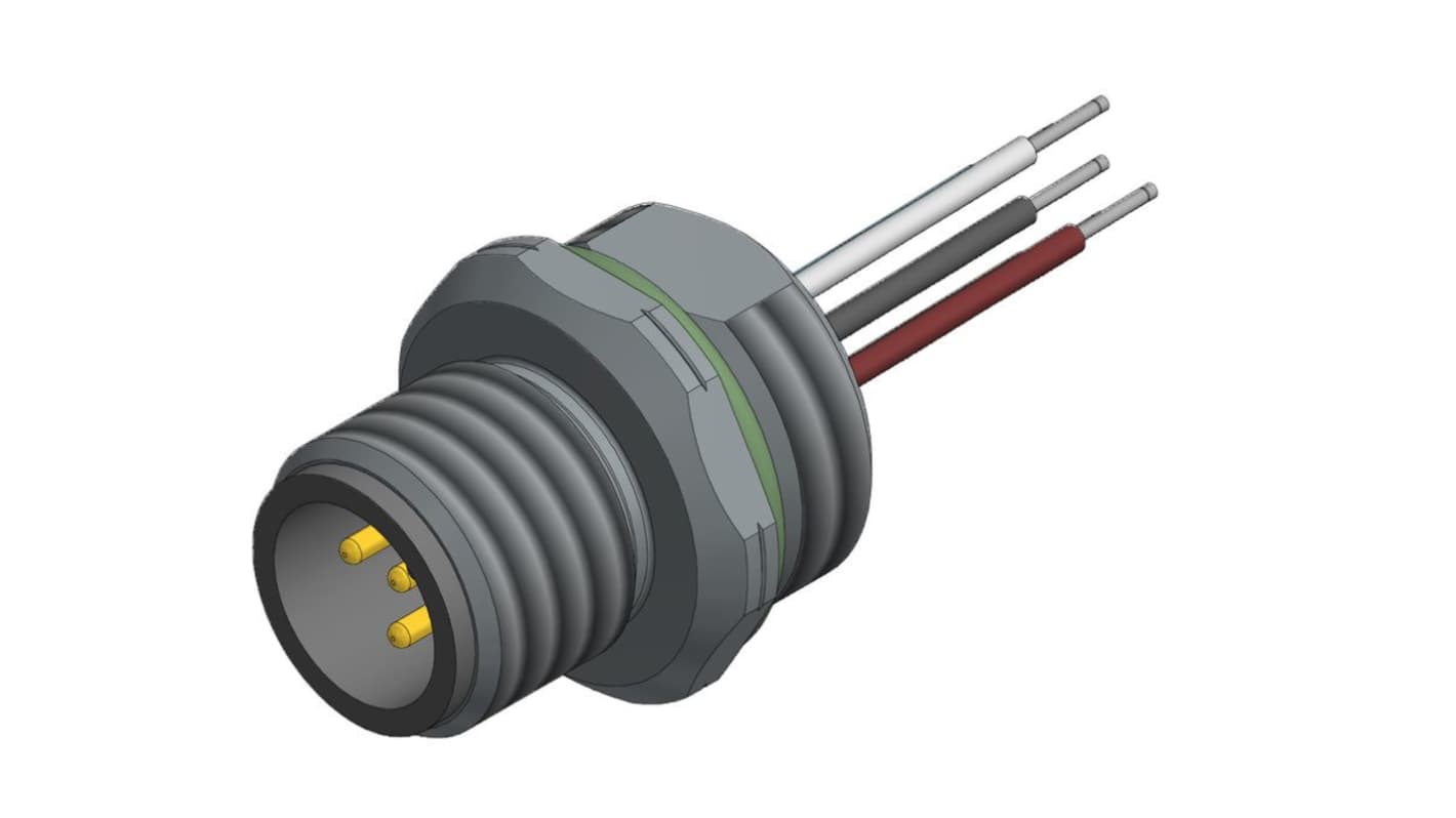 Kabel ze złączem Złącze M12 długość 500mm Rodzaj A Męskie