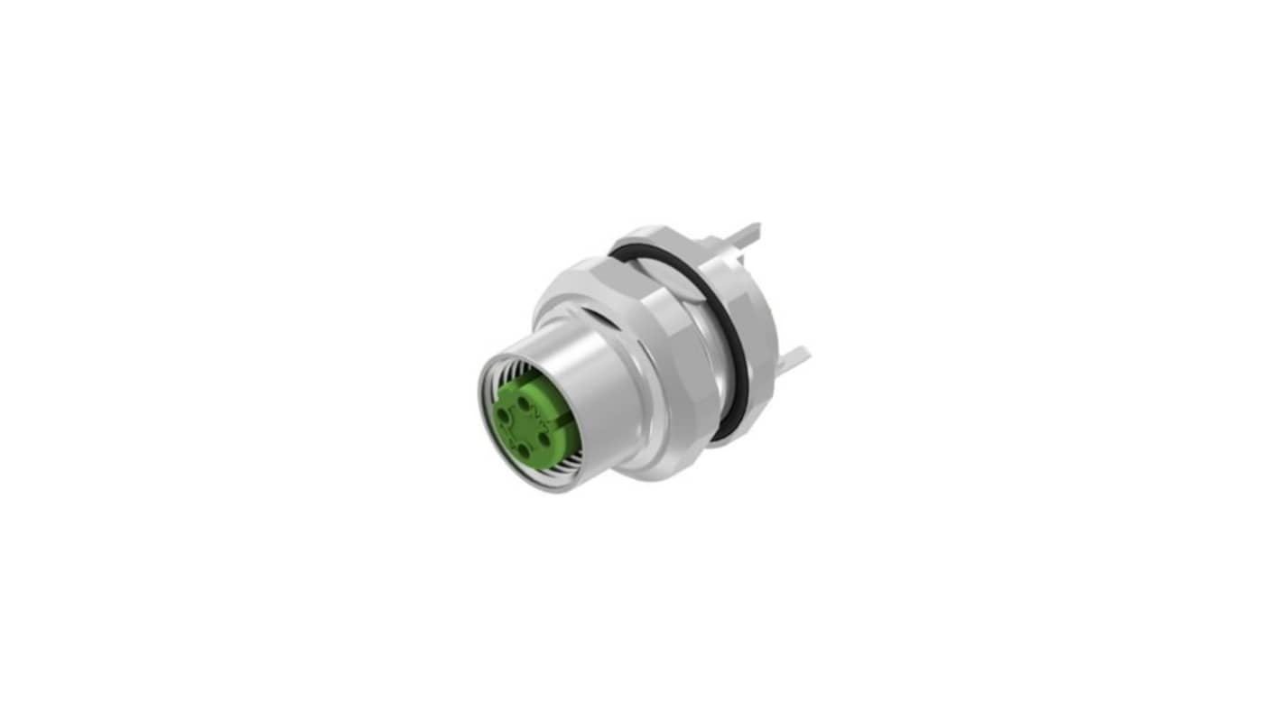 CONEC Circular Connector, 4 Contacts, Screw Mount, M12 Connector, Socket, Female, IP67, SAL Series