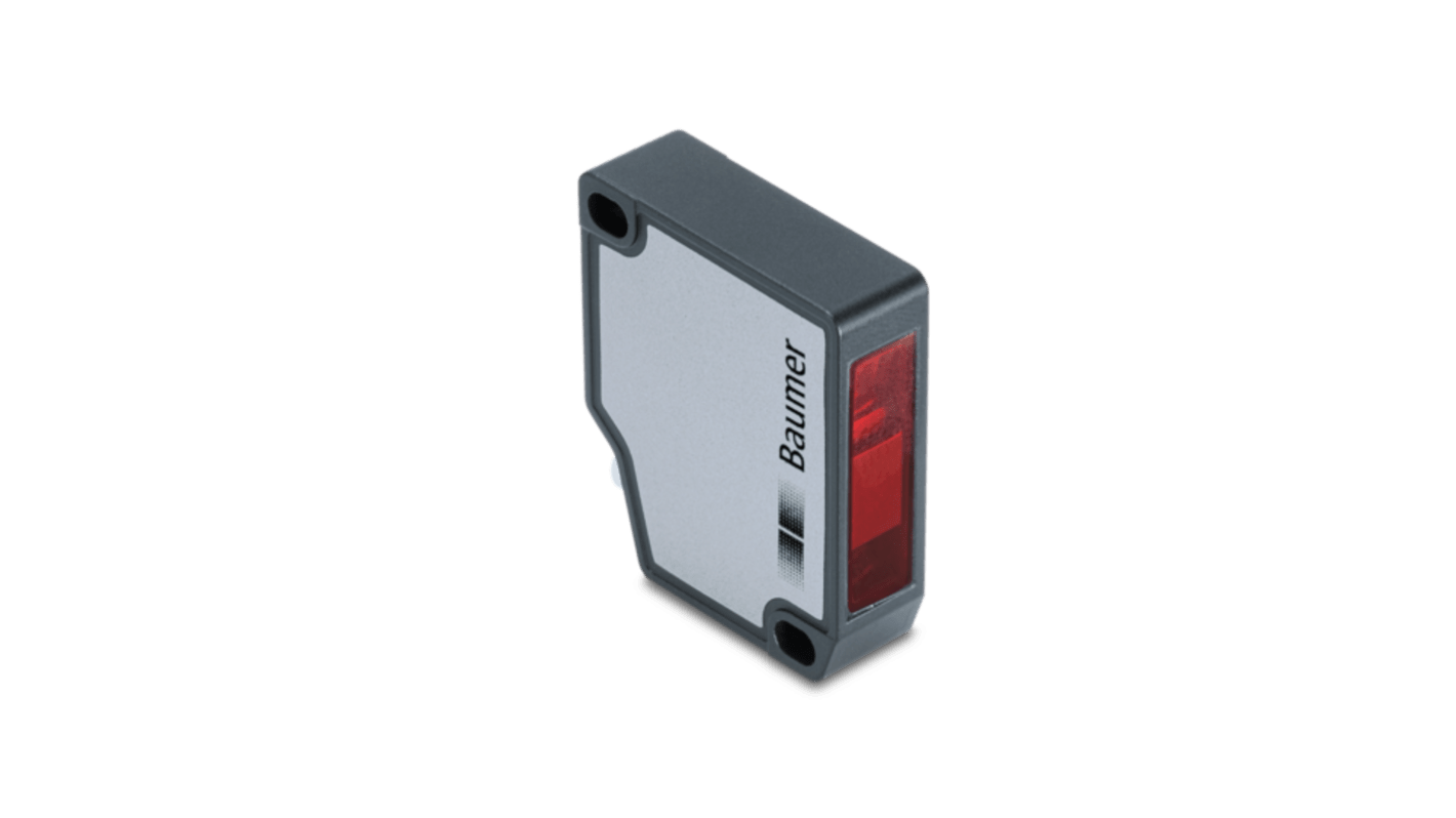 Baumer Laser Distance Measuring Photoelectric Sensor, Rectangular Sensor, 50 → 100 mm Detection Range