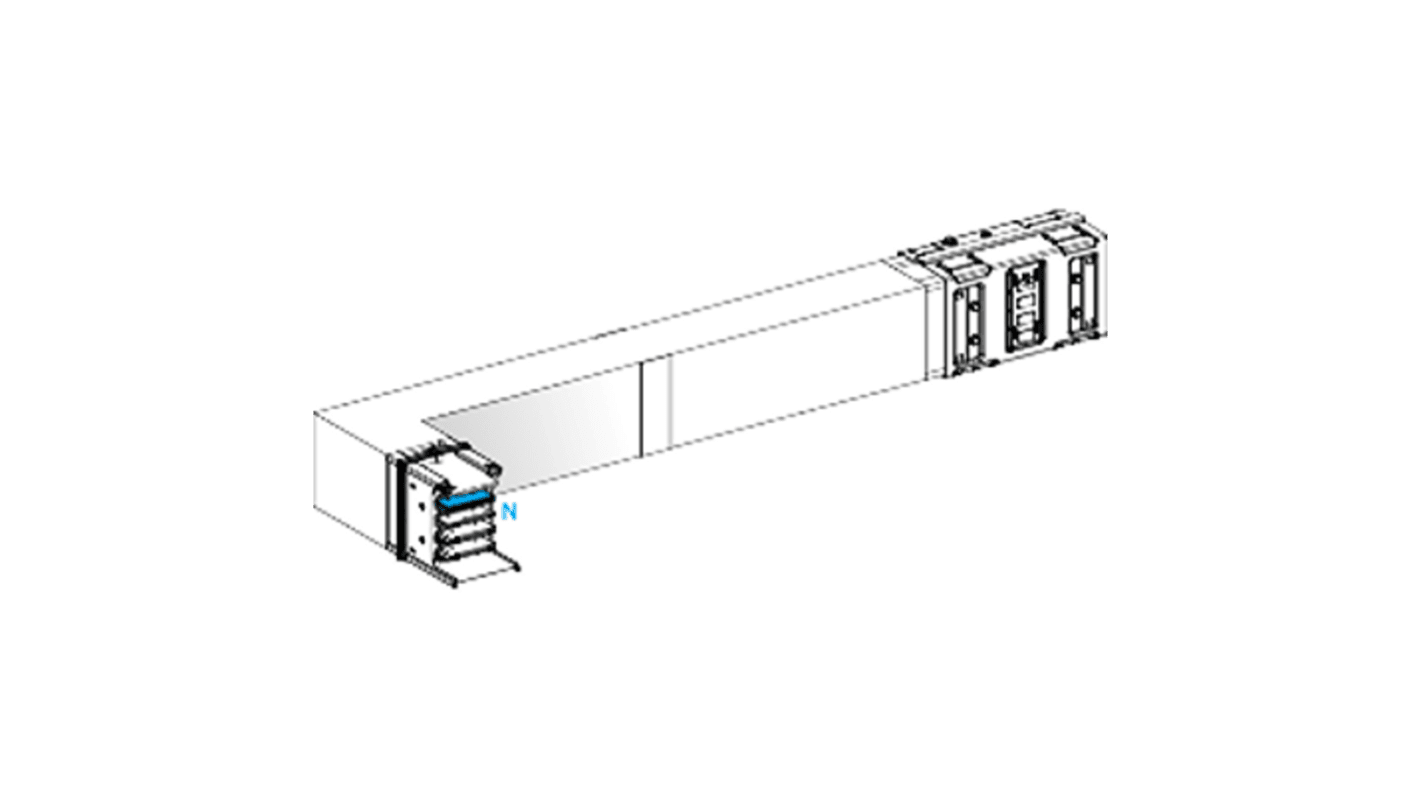 Schneider Electric Cross Elbow Busbar Trunking, 290 → 1200mm, 630A, KSA Series