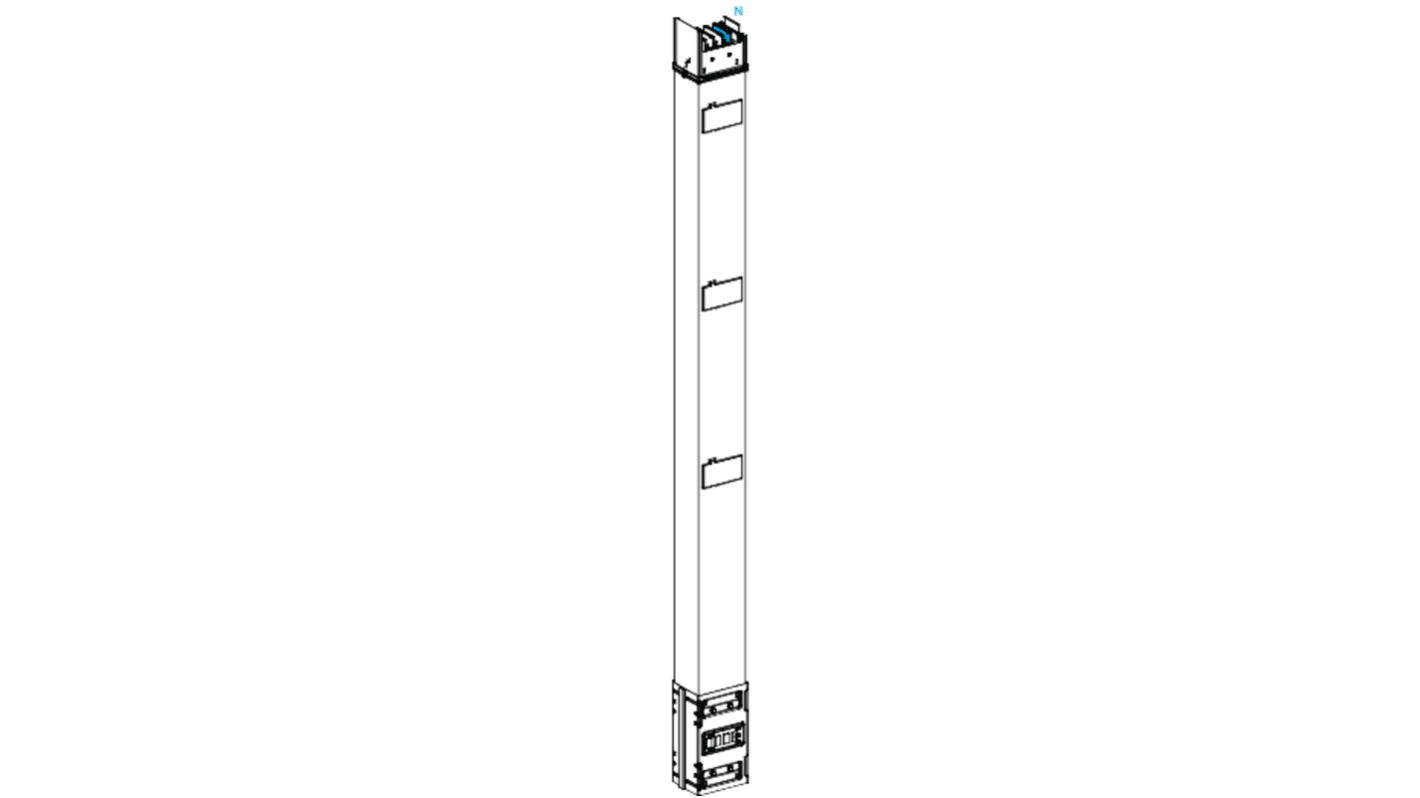 Schneider Electric Cross Elbow Busbar Trunking, 2m, 630A, KSA Series