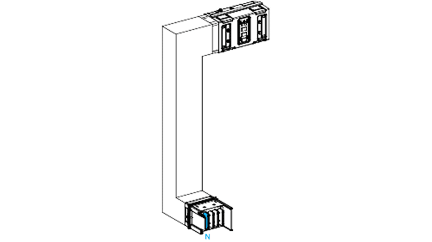Schneider Electric Cross Elbow Busbar Trunking, 290 → 800mm, 1000A, KSA Series