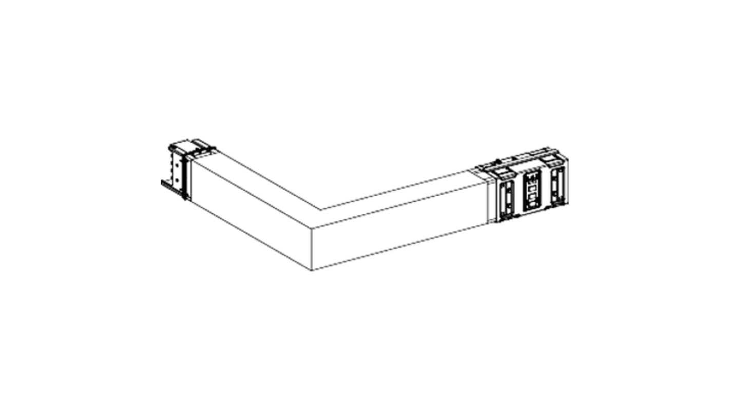 Schneider Electric Cross Elbow Busbar Trunking, 290 → 800mm, 630A, Canalis Series