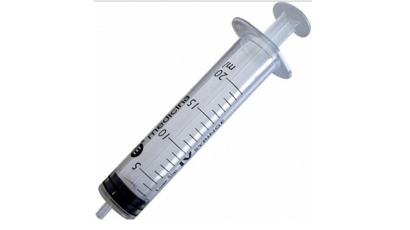 RS PRO 20ml Plastic Syringe