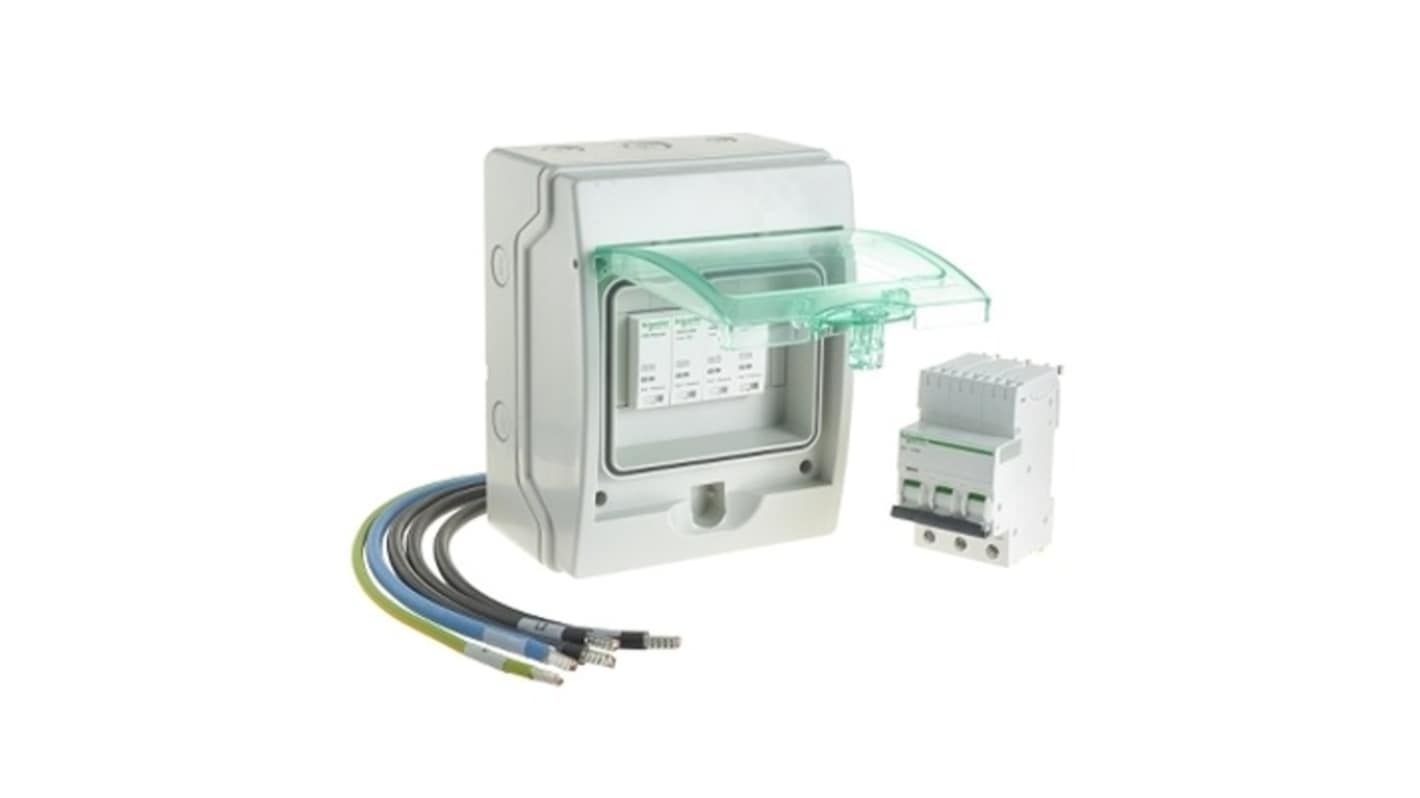 Schneider Electric, Acti9 Surge Arrester 350 V Maximum Voltage Rating 20kA Maximum Surge Current Surge Arrester