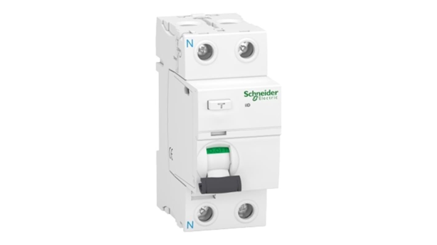 Schneider Electric IKQ RCD, 80A, 2 Pole, 30mA, 230V ac