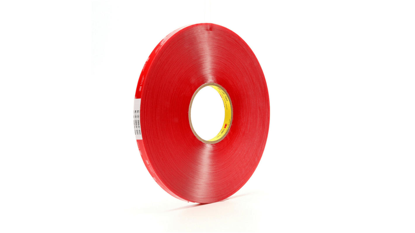 3M フォーム テープ, 透明, 幅：25mm, 長さ：33m, 7000072263