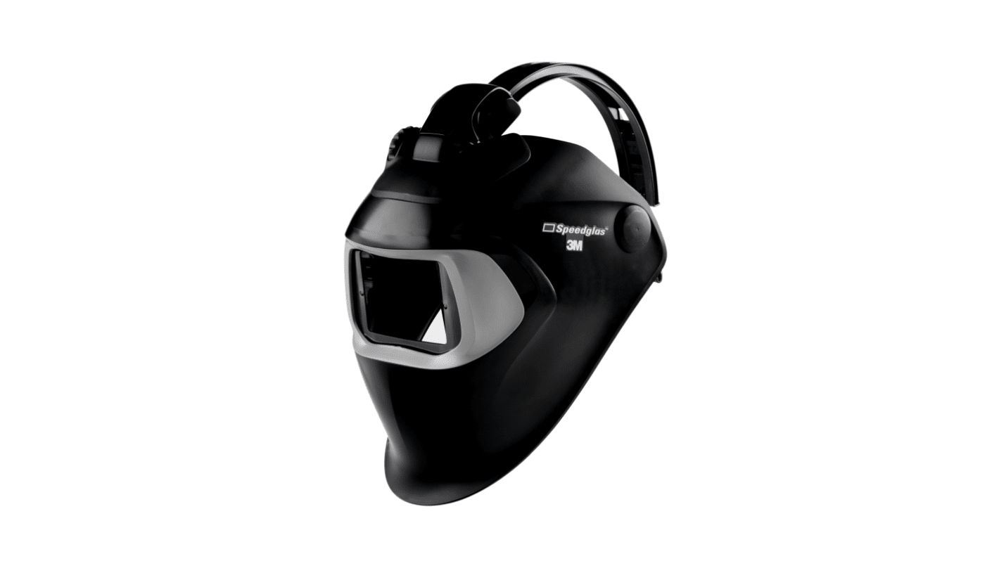 3M 100 Welding Helmet, Auto-Darkening Lens, Adjustable Headband, 44 x 93mm Lens