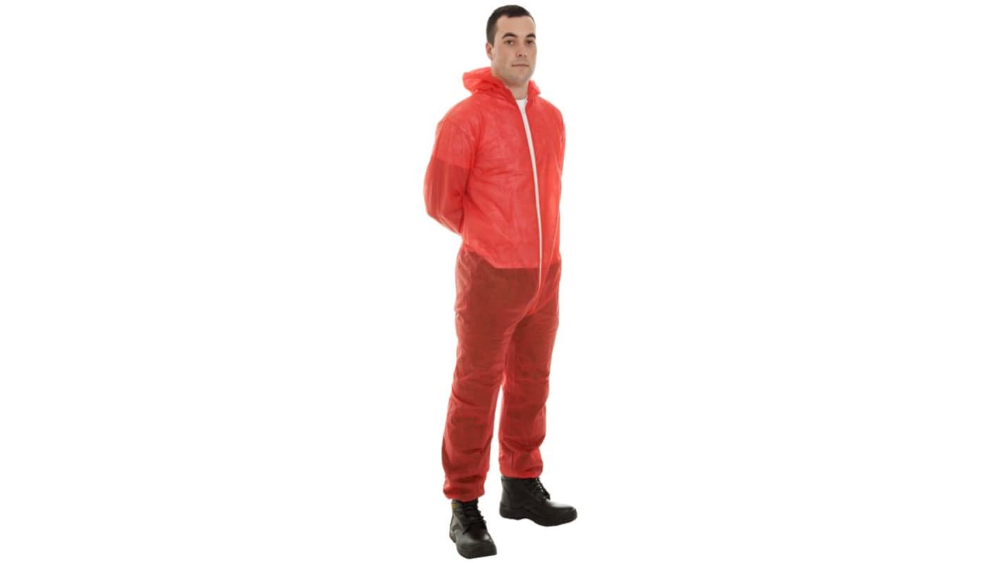 Supertouch Red Coverall, CE, XL