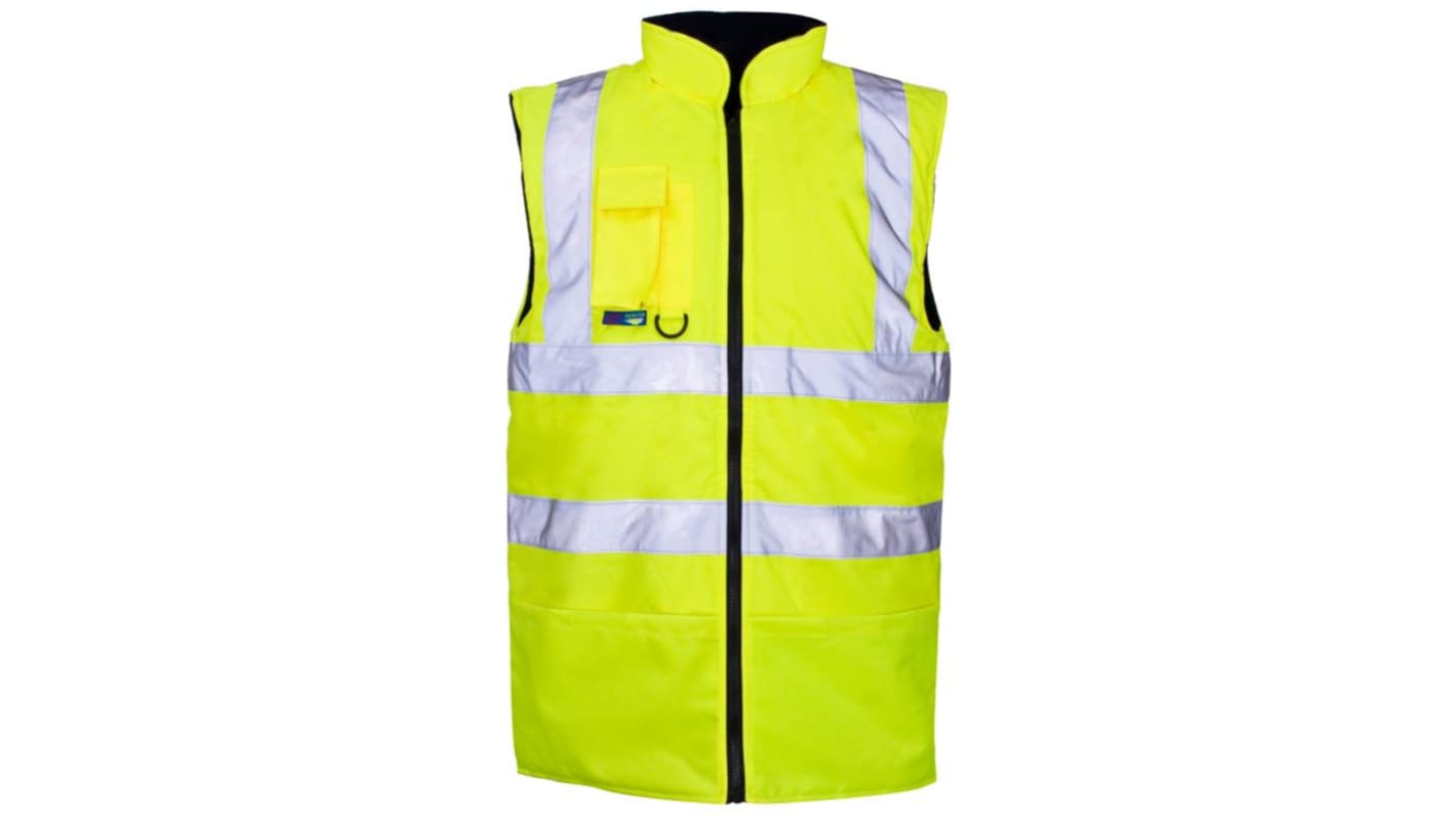 Supertouch Blue, Yellow Hi Vis Bodywarmer, S