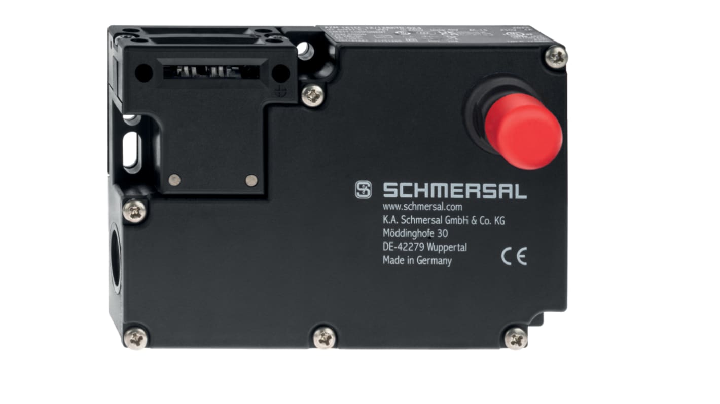 Schmersal AZM 161 Series Solenoid Interlock Switch, Power to Unlock, 24V ac/dc, NC, NO