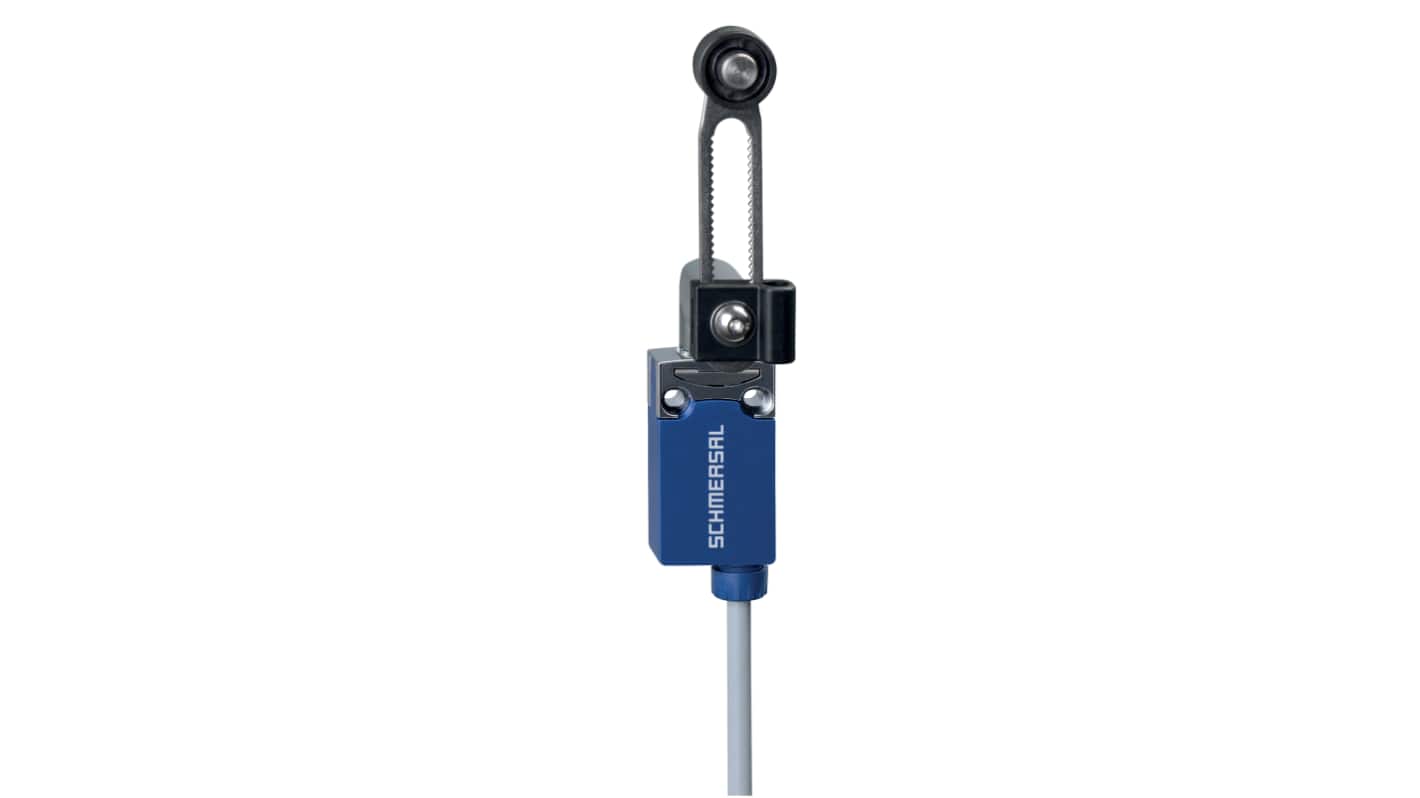 Schmersal PS116 Series Roller Lever Switch, 2NC/1NO, IP66, IP67, 6P, Plastic Housing, 240V ac ac Max, 1.5A Max