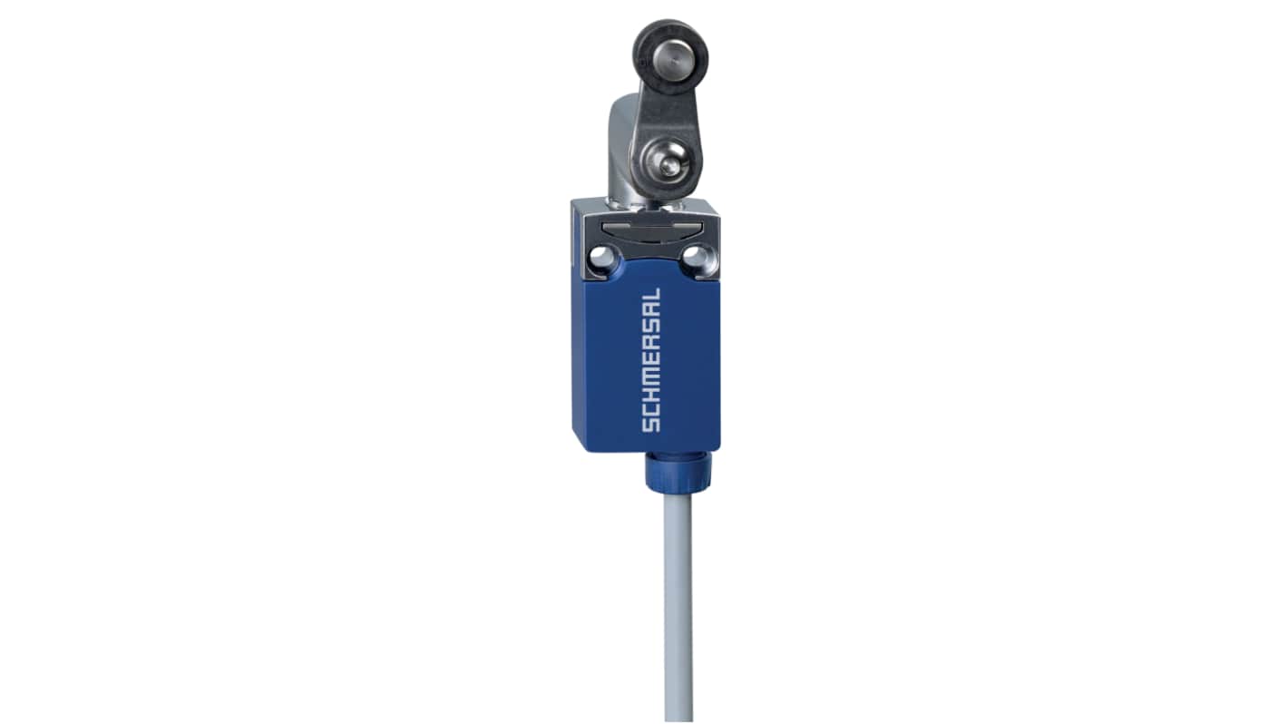 Schmersal PS116 Series Roller Lever Switch, 2NC/1NO, IP66, IP67, 6P, Plastic Housing, 240V ac ac Max, 1.5A Max