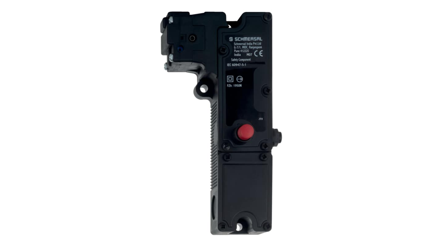 Schmersal AZM190 Series Solenoid Interlock Switch, Power to Lock, 24V dc, NC, NO
