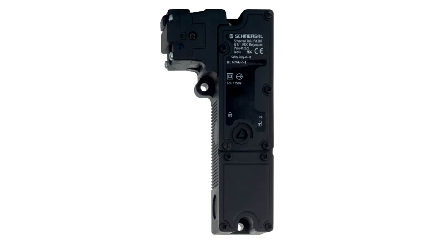 Schmersal AZM190 Series Solenoid Interlock Switch, Power to Unlock, 24V dc, NC, NO