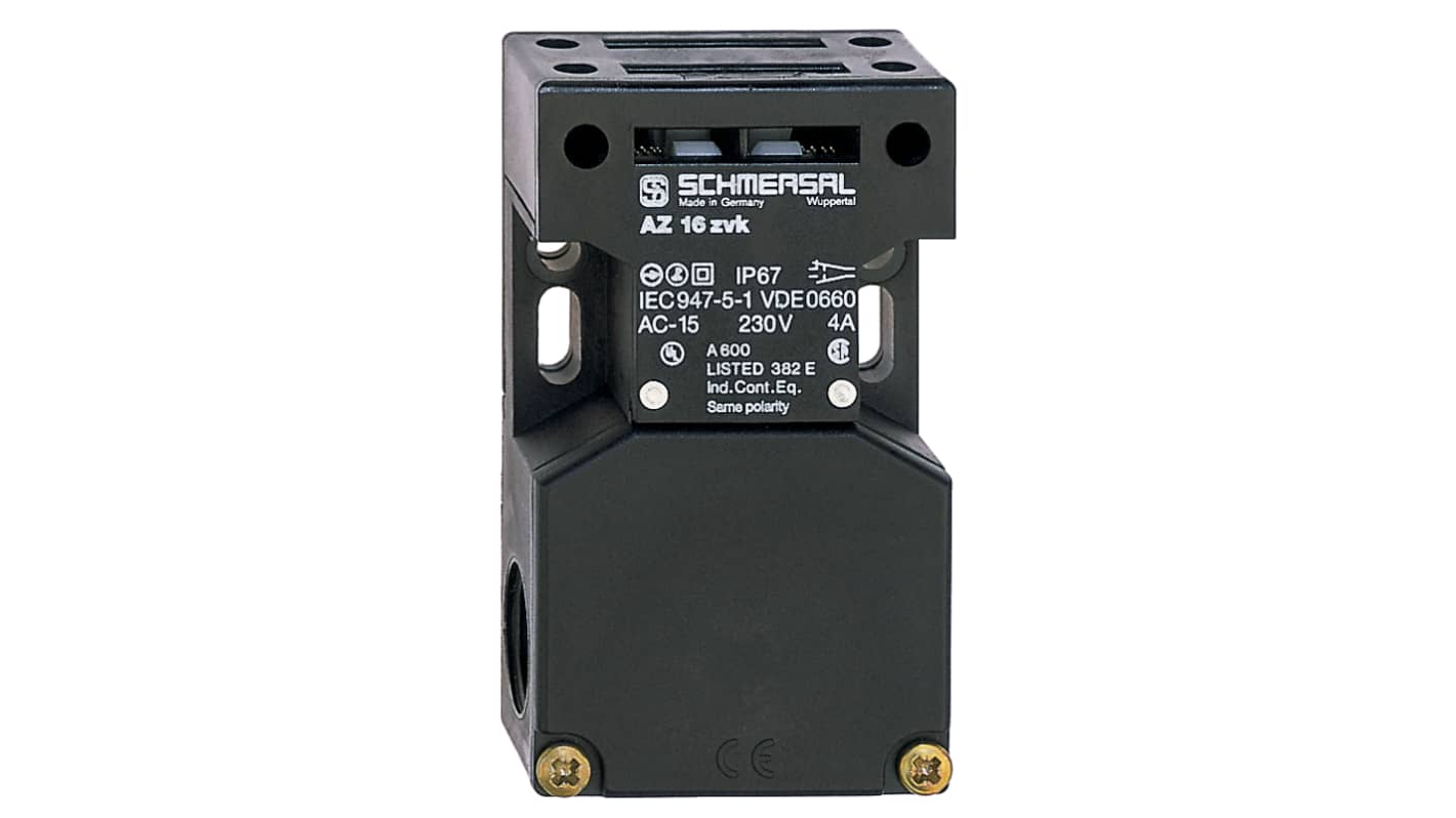 Schmersal AZ 16 Safety Switch, 3NC, Actuator Actuator Included, Glass Fibre Reinforced Thermoplastic