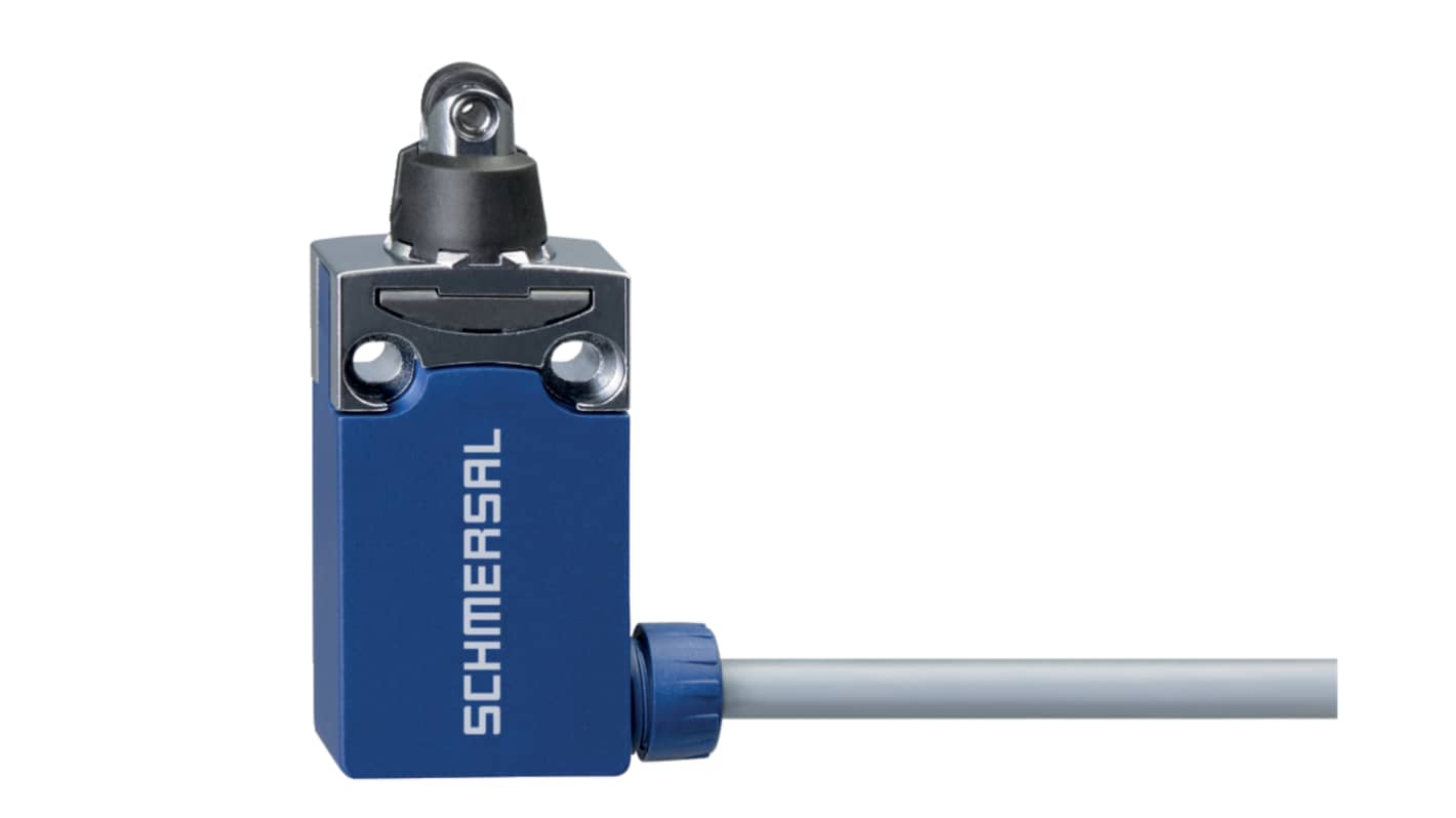 Schmersal PS116 Series Roller Plunger Switch, 2NC/1NO, IP66, IP67, 6P, Plastic Housing, 240V ac ac Max, 1.5A Max