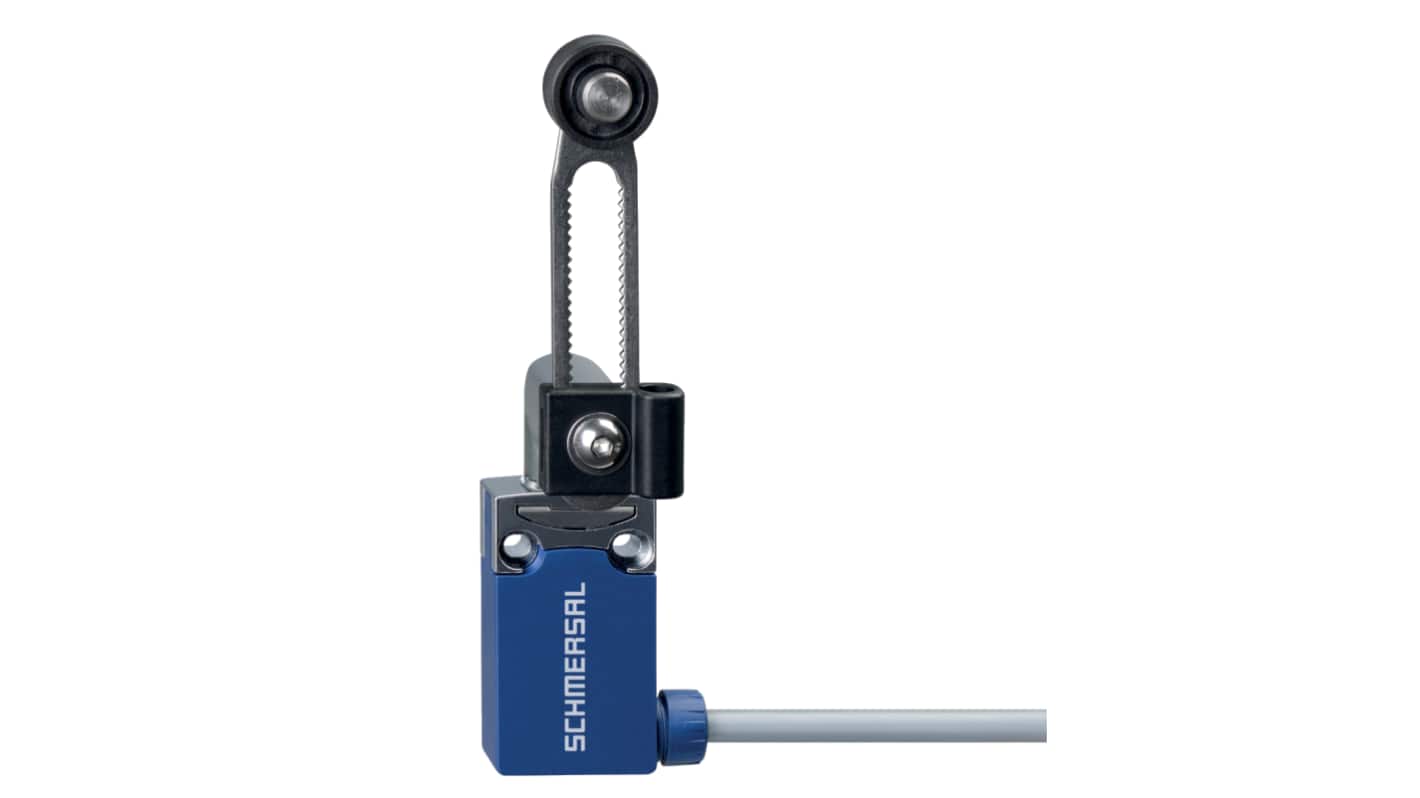 Schmersal PS116 Series Roller Lever Switch, 2NC/1NO, IP66, IP67, 6P, Plastic Housing, 240V ac ac Max, 1.5A Max