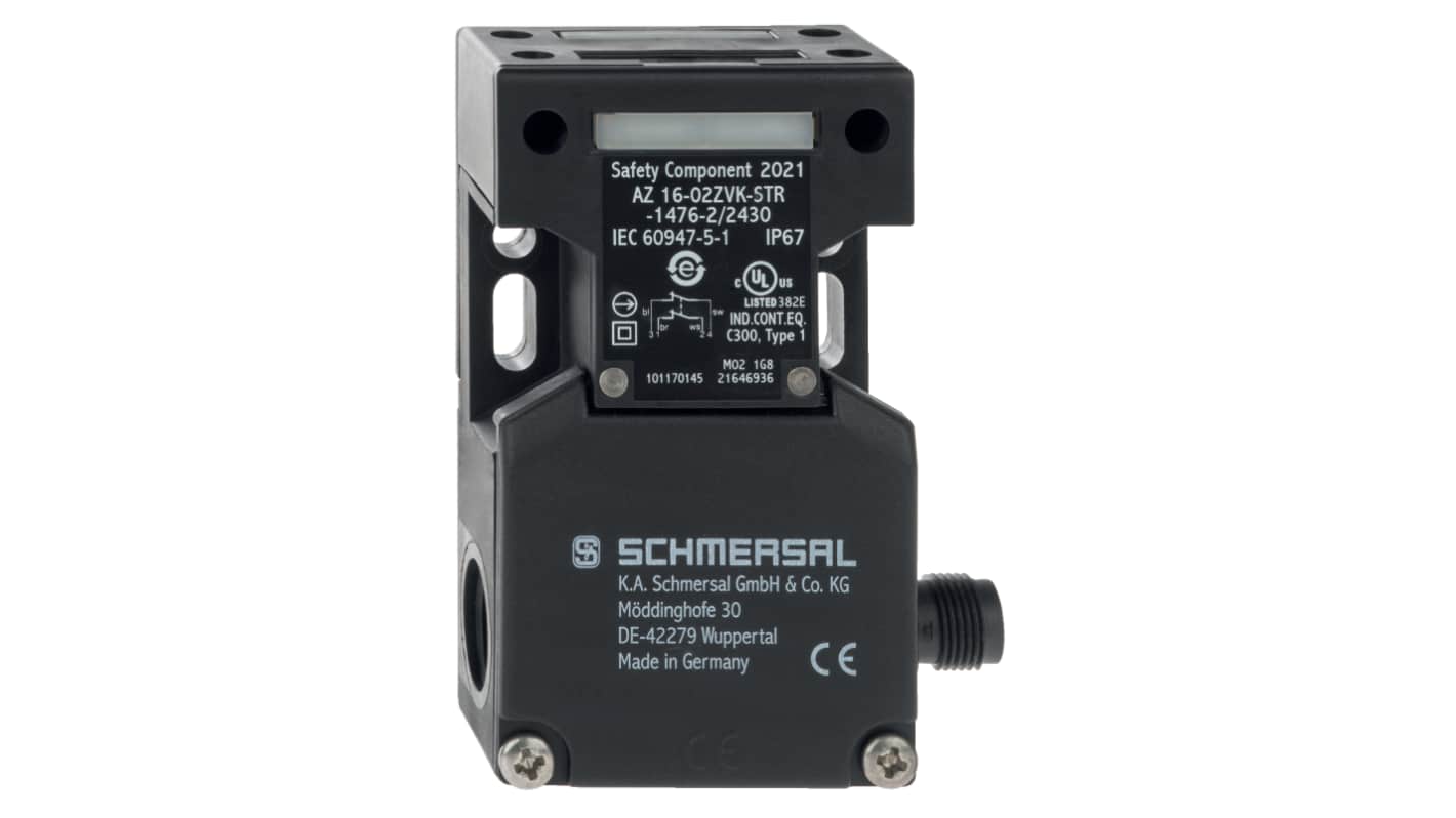 Schmersal AZ 16 Safety Switch, 1NO/1NC, Actuator Actuator Included, Glass Fibre Reinforced Thermoplastic
