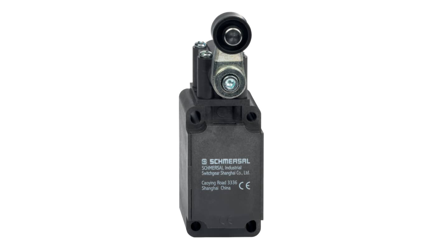 Schmersal Z4VH Series Roller Lever Switch, NC, NO, IP67, Plastic Housing, 230V ac ac Max, 4A Max
