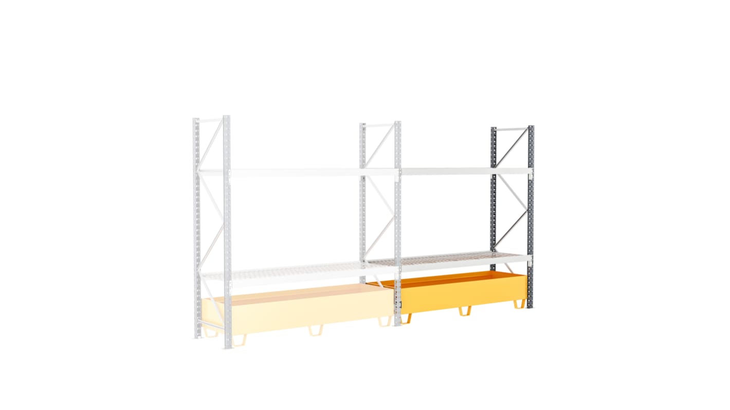 Manorga RAL 7024 Sheet Steel Galvanised Storage Rack System Shelving System, 2000mm