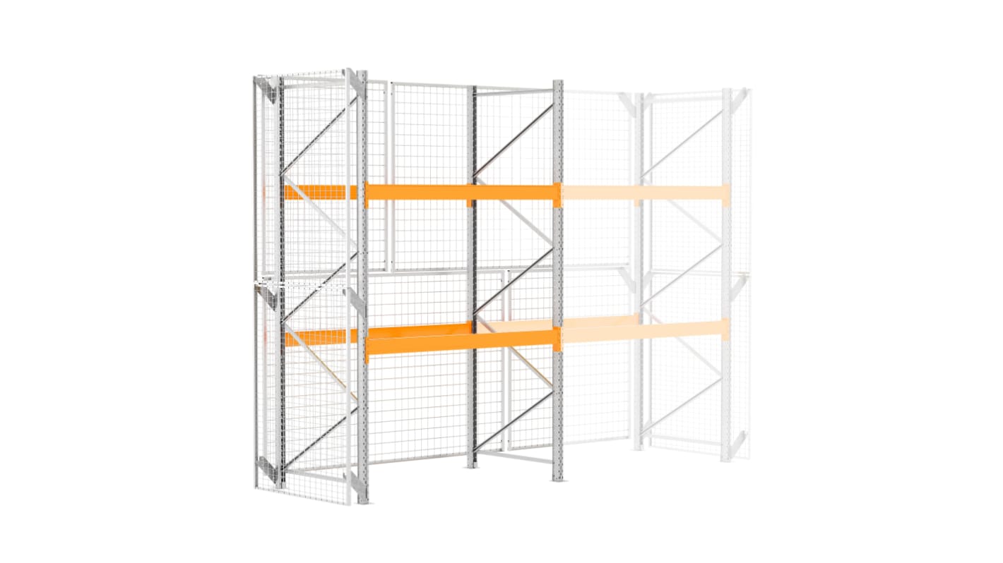 System półek, kolor Galwanizowany, materiał: Blacha stalowa, 3000mm x 3300mm, Manorga