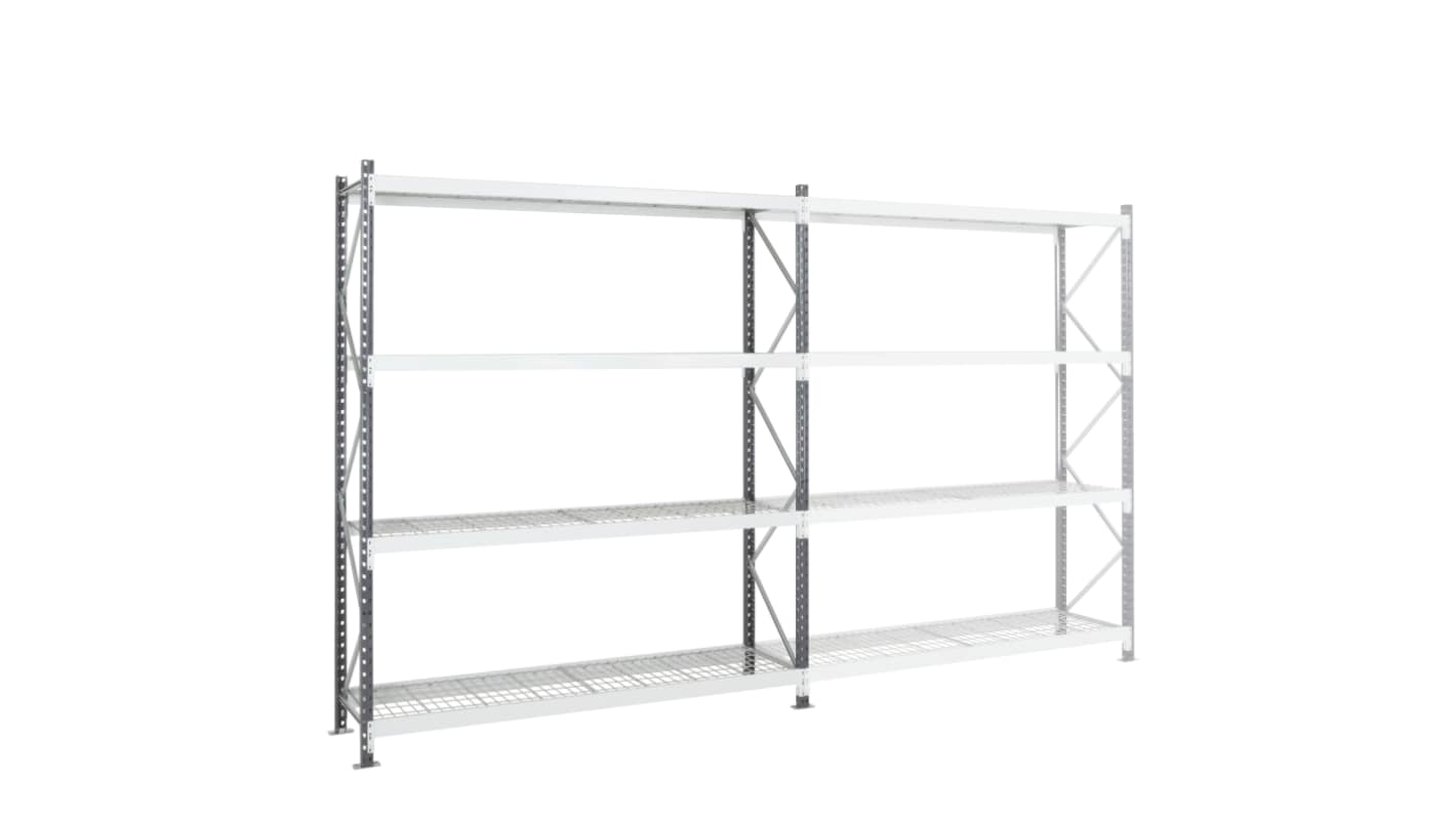 System półek, kolor RAL 7024, materiał: Blacha stalowa galwanizowana, 2500mm x 1800mm, Manorga