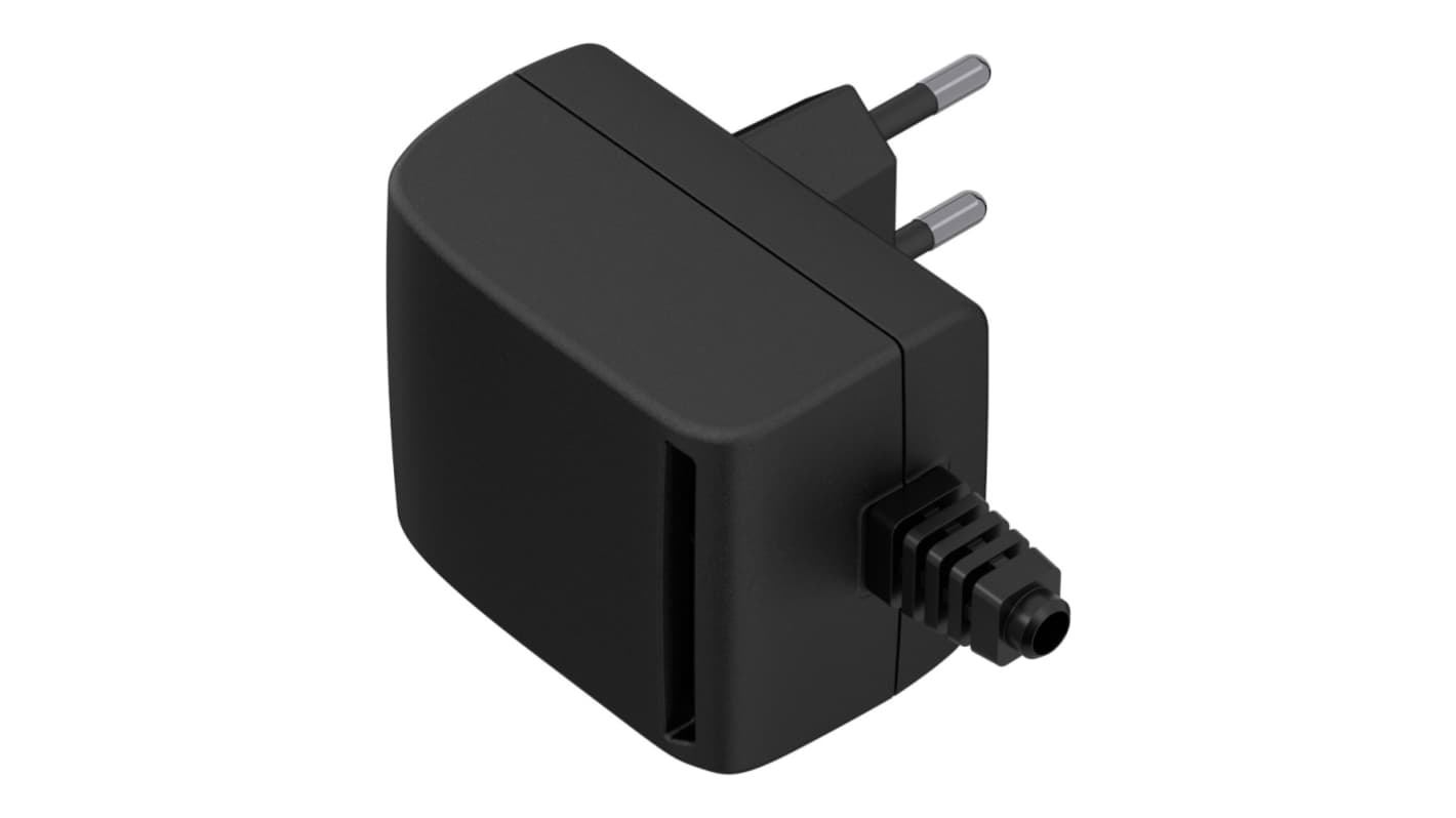 RS PRO Black ABS Power Supply Case, 75.2 x 48 x 33mm