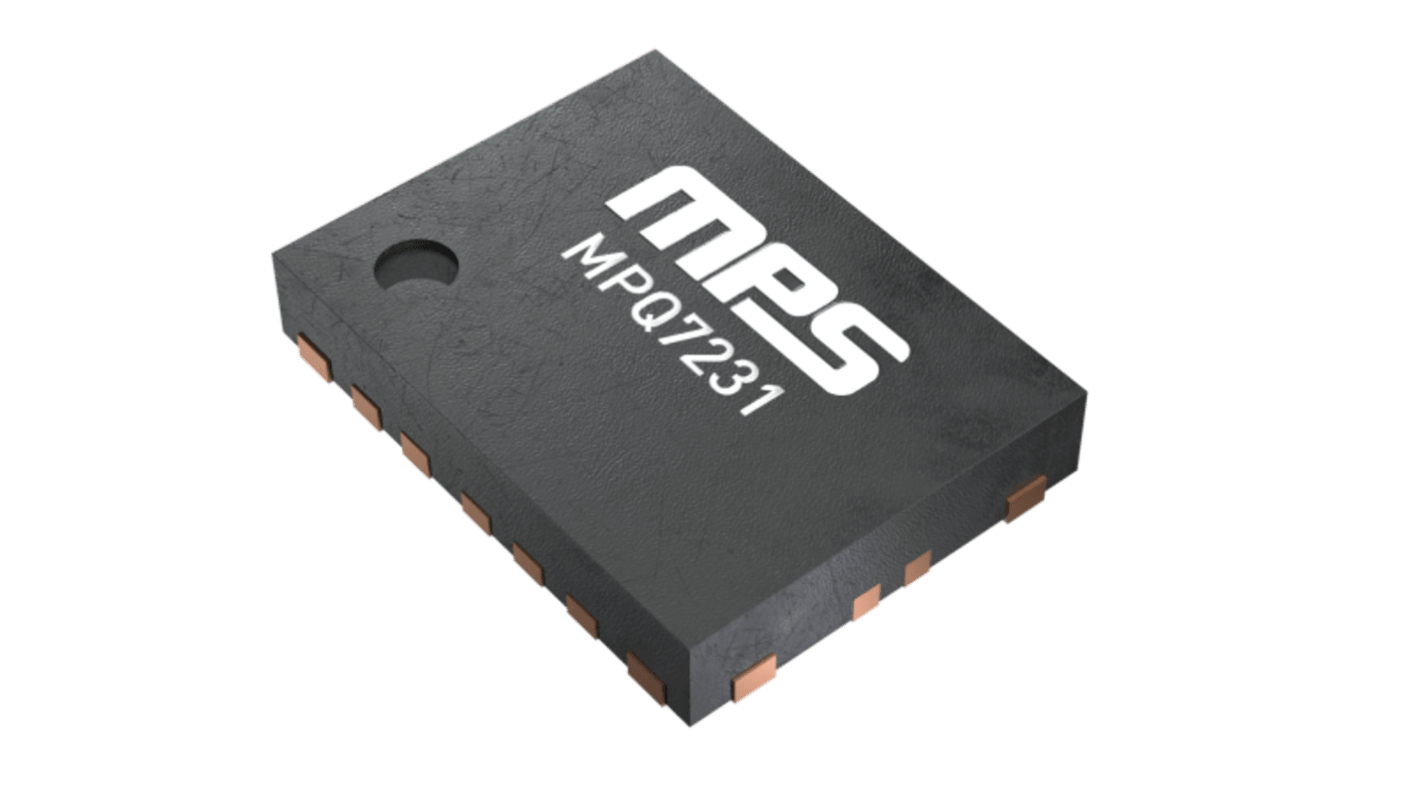 MPS MPQ7231GLE-D10-AEC1-P LED Driver, 6 → 42 V 2.4 → 3A 19-Pin QFN