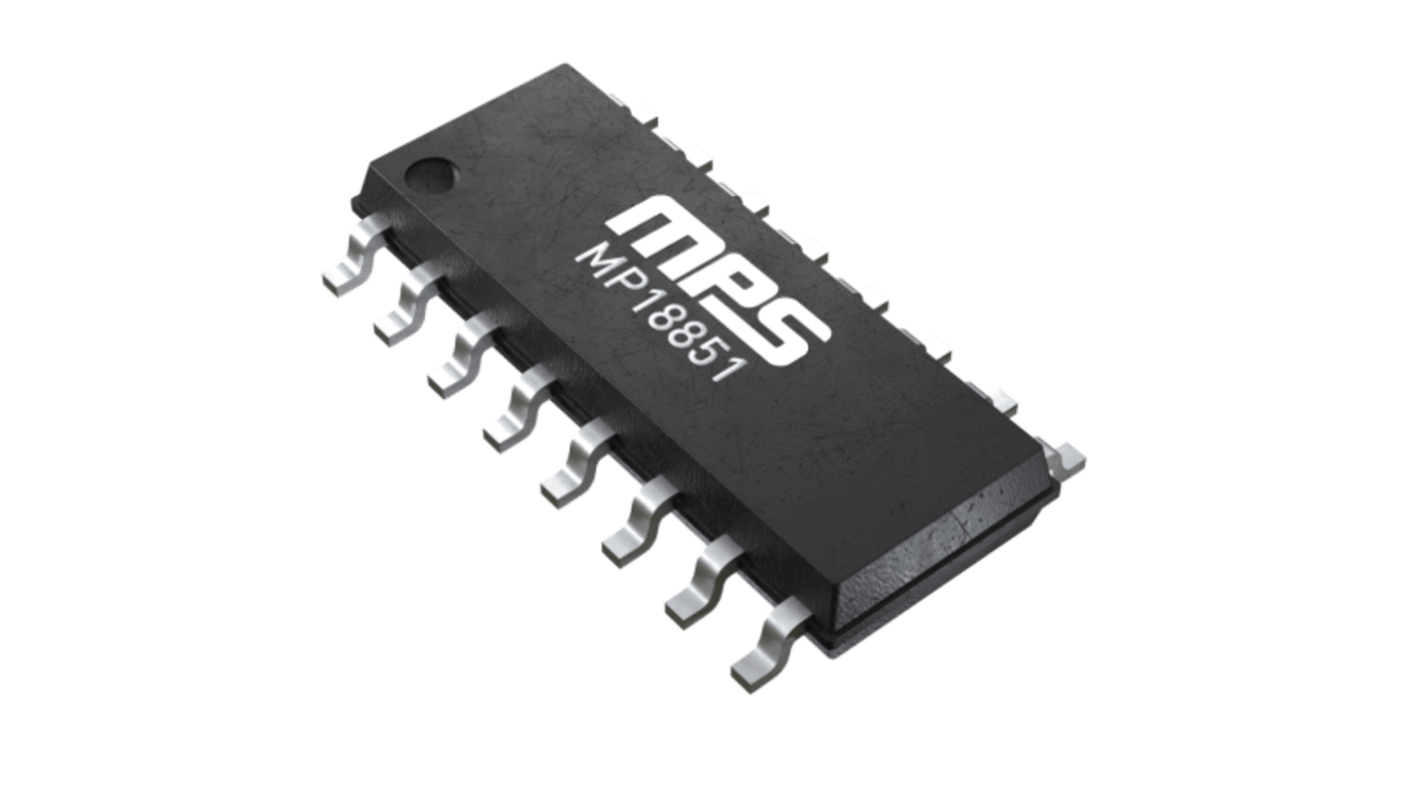 MPS MP18851-A4BGLU-P, High and Low Side 2, 4 A, 5.5V 13-Pin, LGA-13