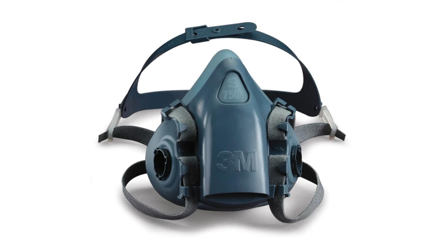 3M 7000077080 Series Half-Type Respirator Mask, Size M