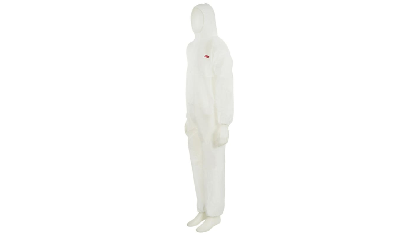 3M White Coverall, CE, EN 1073-2, EN 1149-5, EN 13034:2005+A1:2009, EN ISO 13982-1:2004, X Large