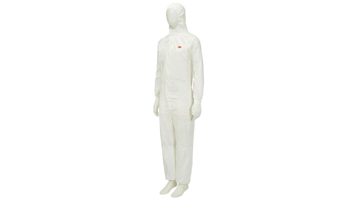 3M White, CE, EN 1073-2, EN 1149-5, EN 13034:2005+A1:2009, EN ISO 13982-1:2004, One Size