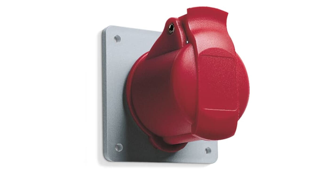 Connettore di alimentazione industriale Amphenol Industrial 2CMA1, 3P+E, 16A, Montaggio a pannello