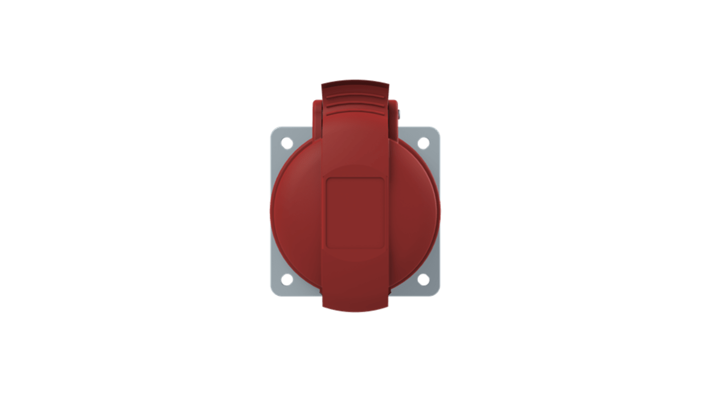 Connettore di alimentazione industriale Amphenol Industrial 2CMA1, 3P+N+E, 32A, Montaggio a pannello