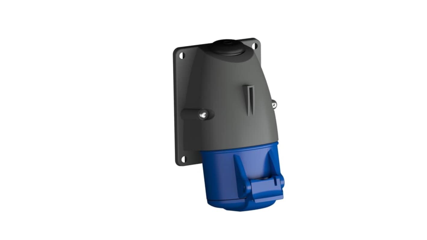 Connettore di alimentazione industriale Amphenol Industrial 2CMA1, 3P+E, 32A, Montaggio a muro